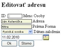 Obrzok formulra PxEdit - rozhdzan prvky