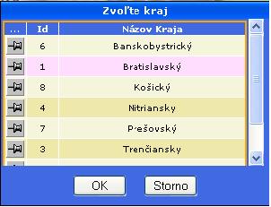 Obrázok komponenty PxDbPopUp